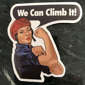 2/$8 We Can Climb It Laptop/Phone Case Sticker